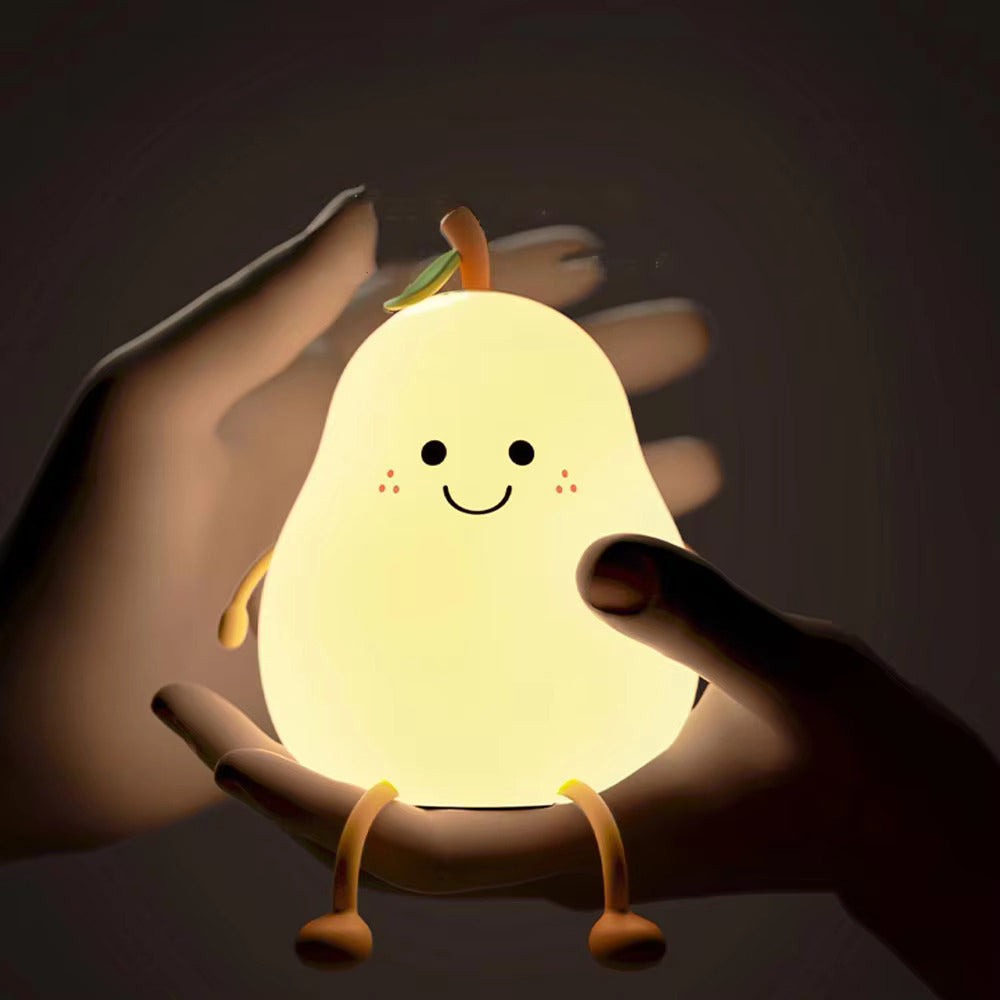 Cute Pear LED Night Doll – Perfect Casual Gift