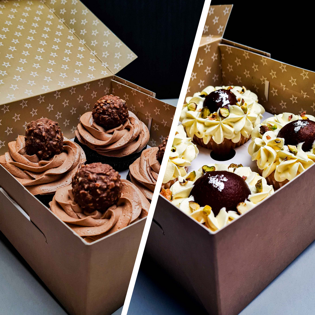 Gulab Jamun and Ferrero Rocher Eggless Cupcakes by The Ganache Girl, Preeti Sivakumar – Homemade Delicacies