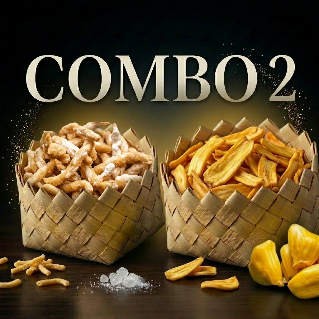 Combo 2 – Inipu Karasev & Jackfruit Chips from Nagercoil 🍯🌴