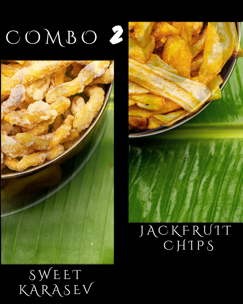 Combo 2 – Inipu Karasev & Jackfruit Chips from Nagercoil 🍯🌴